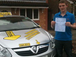 Jack guildford happy with think driving school